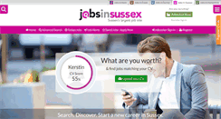Desktop Screenshot of jobsinsussex.com